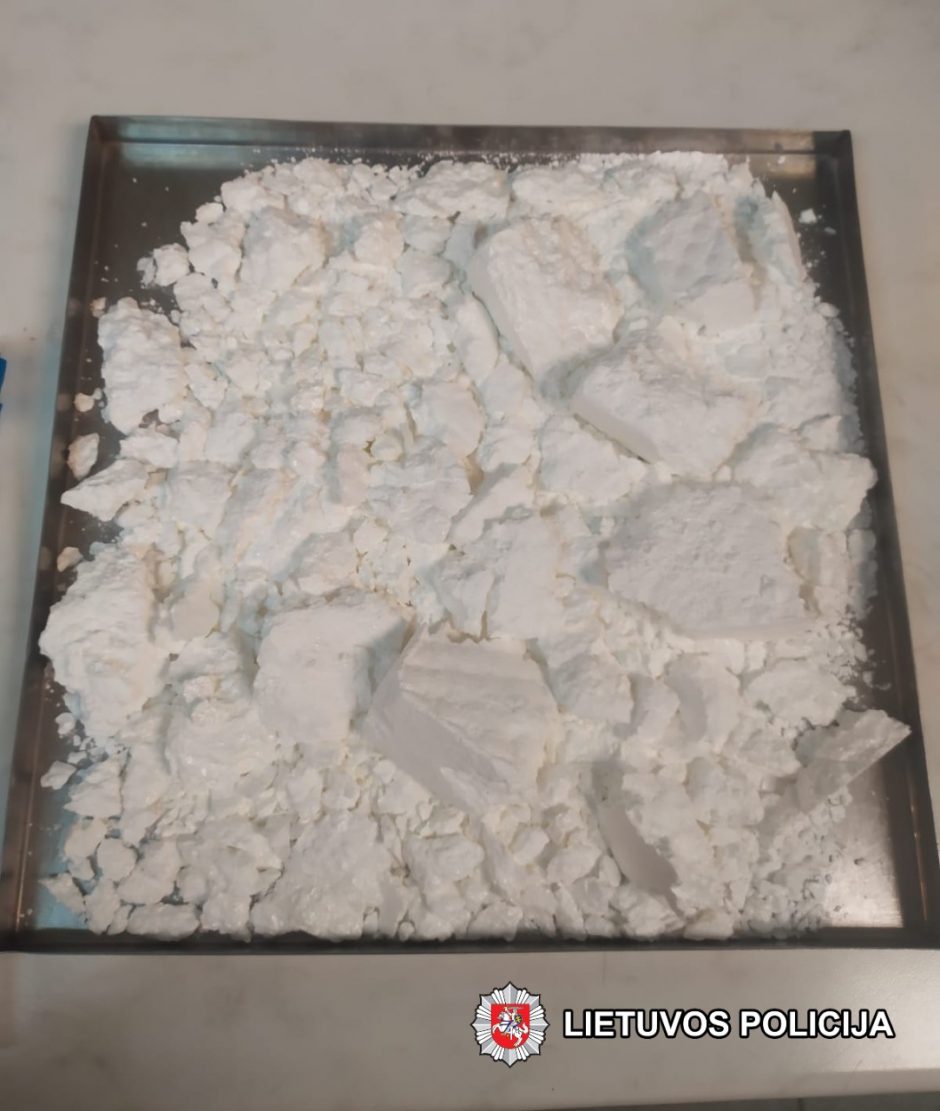 Sulaikyto kauniečio namuose rasta labai didelis kiekis kokaino