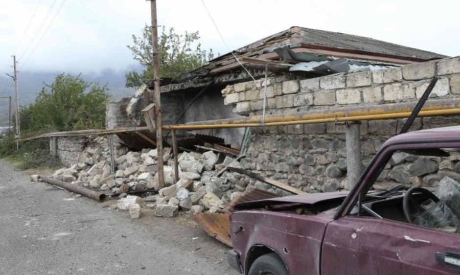 Iš Kalnų Karabacho armėnų bendruomenių evakuota daugiau kaip 10 tūkst. žmonių