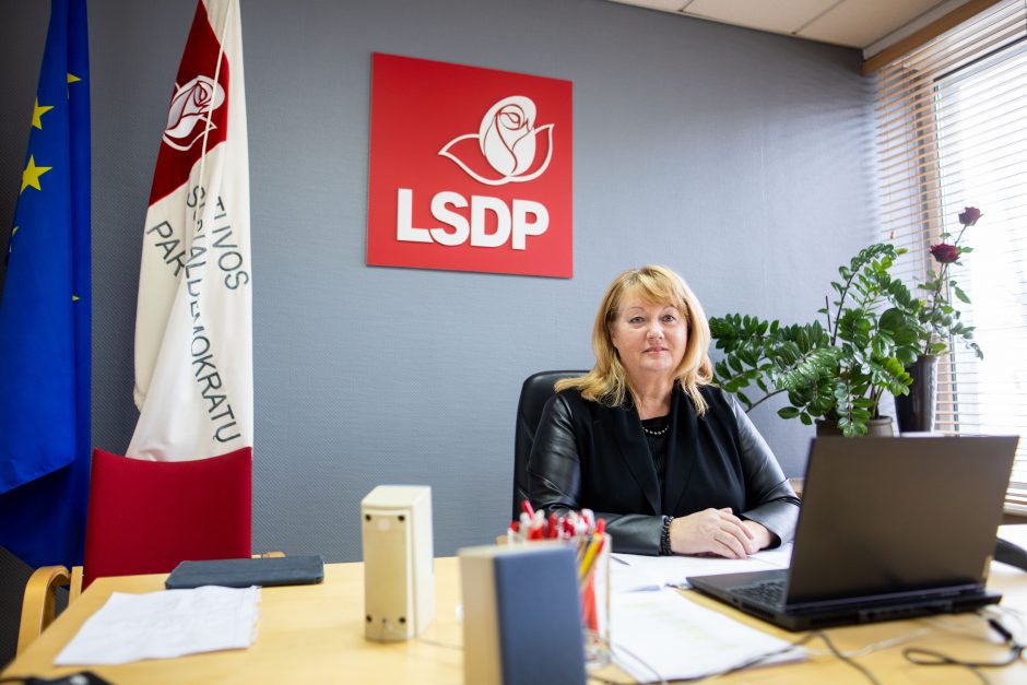 V. Blinkevičiūtė dėl Neringos mero sprendimo: nematau pavojaus Socialdemokratų partijai 