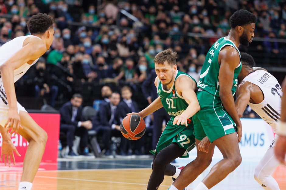 „Žalgiris“ namuose turėjo pripažinti ASVEL pranašumą