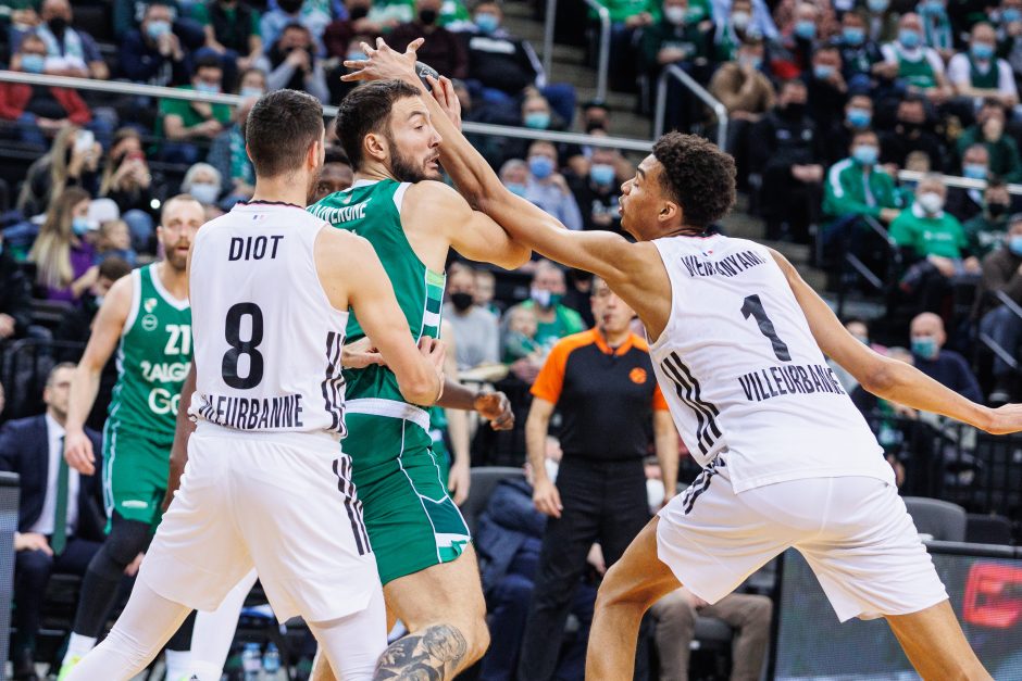 „Žalgiris“ namuose turėjo pripažinti ASVEL pranašumą