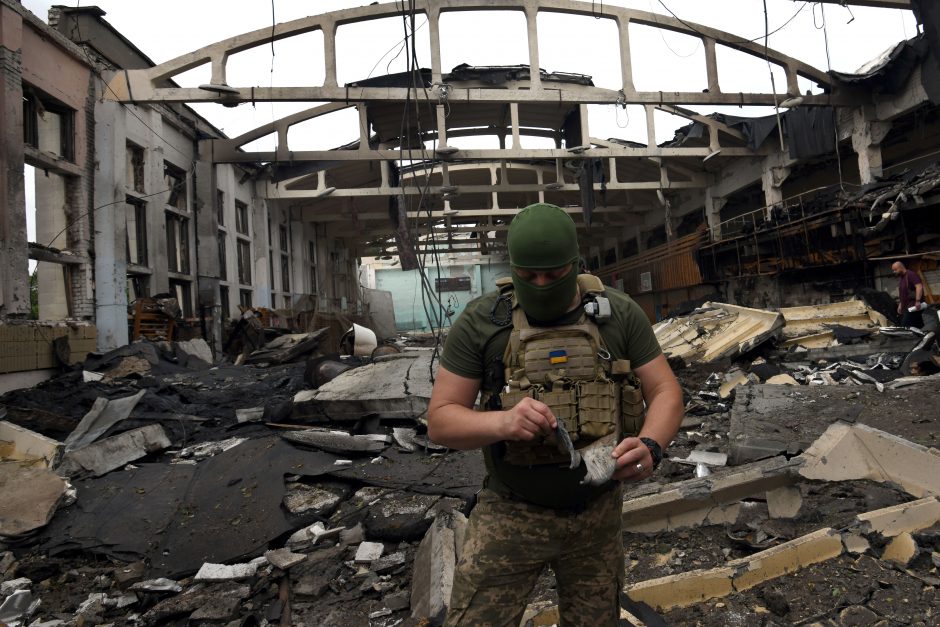 Karas: Rusijos pajėgos visiškai užėmė Severodonecką