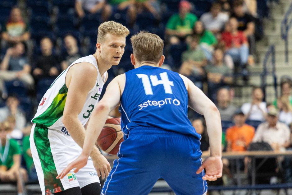 Kontrolinės krepšinio rungtynės: Lietuva – Suomija 87:52