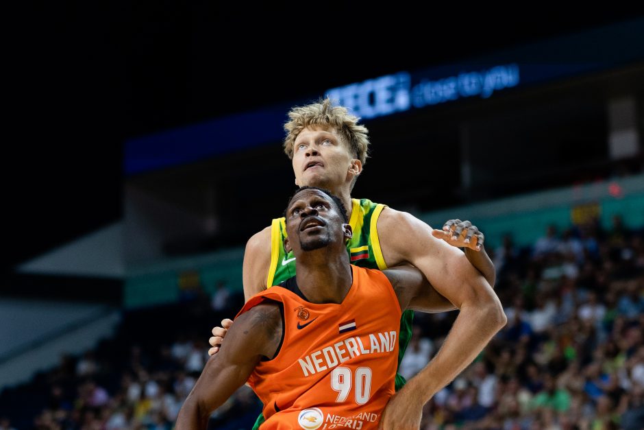 Kontrolinės krepšinio rungtynės: Lietuva – Nyderlandai 94:68