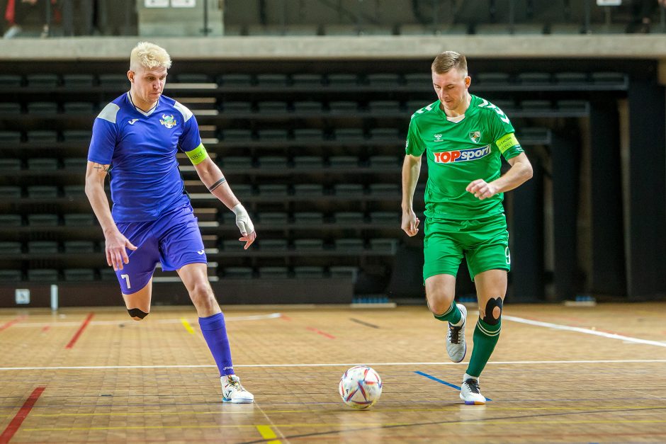 Lietuvos futsalo A lygos finalas: „K. Žalgiris“ – „Vikingai“ 2:1