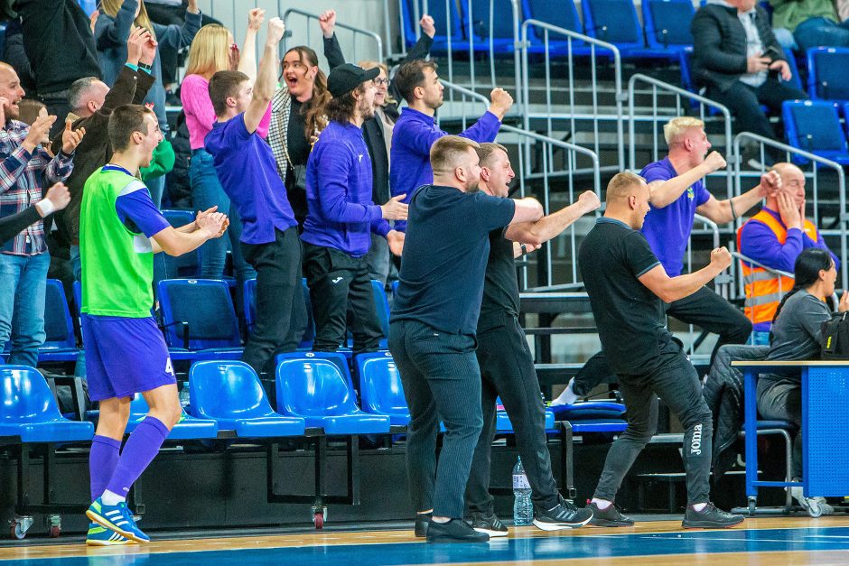 Lietuvos futsalo A lygos finalas: „Vikingai“ – „K. Žalgiris“ 2:5