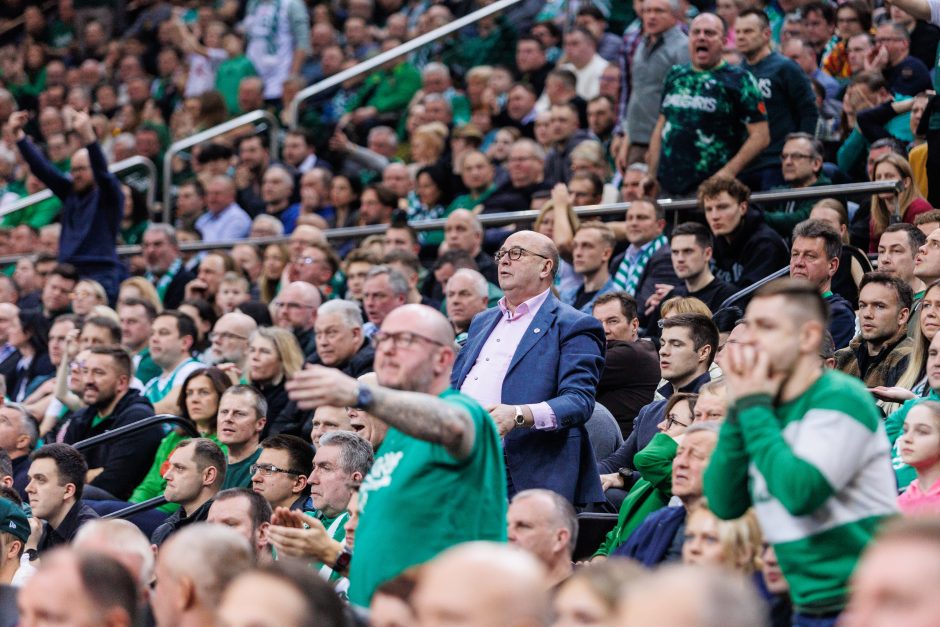 „Žalgiris“ po atkaklios kovos nusileido vienvaldžiams Eurolygos lyderiams