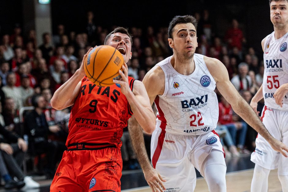 FIBA Čempionų lyga: Vilniaus „Rytas“ – Manresos BAXI 96:95