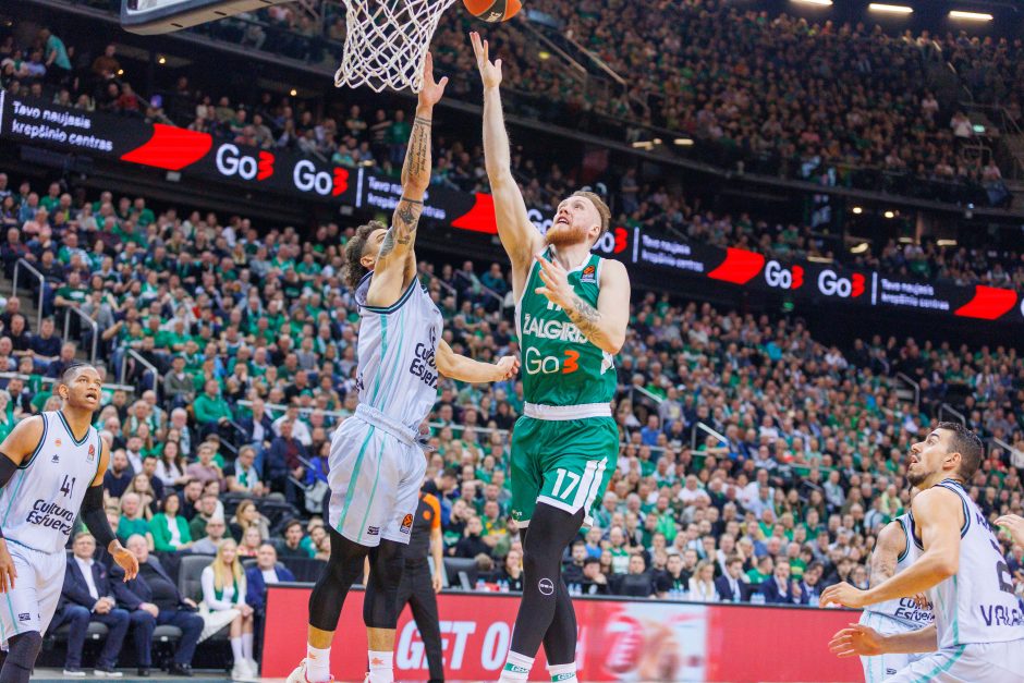 Eurolyga: Kauno „Žalgiris“ – Valensijos „Basket“ 95:74