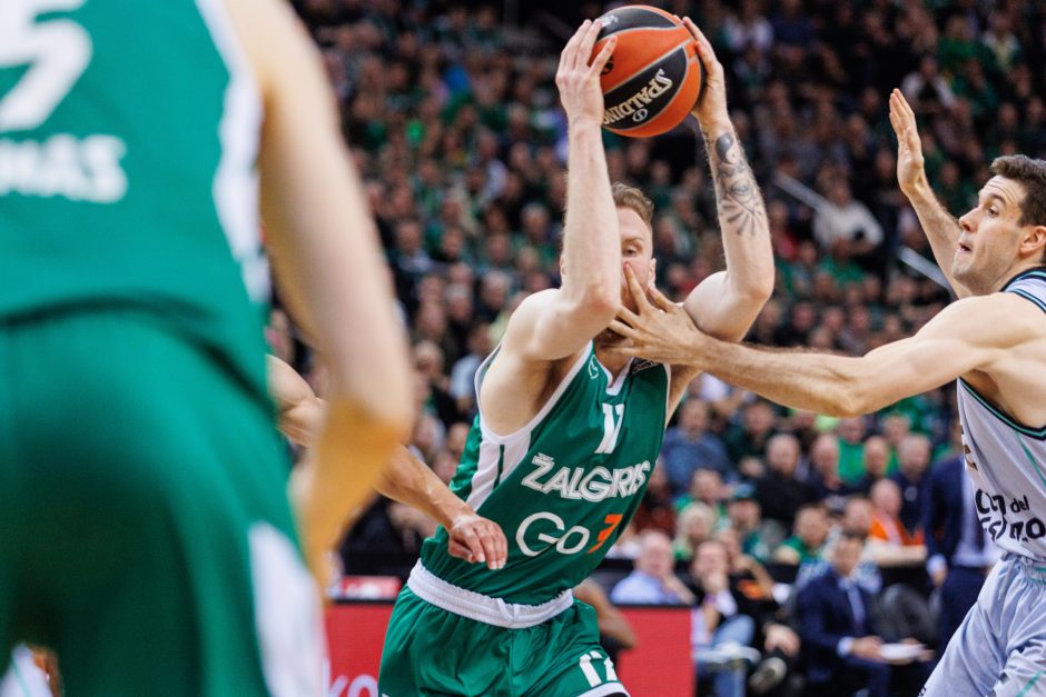 Eurolyga: Kauno „Žalgiris“ – Valensijos „Basket“ 95:74