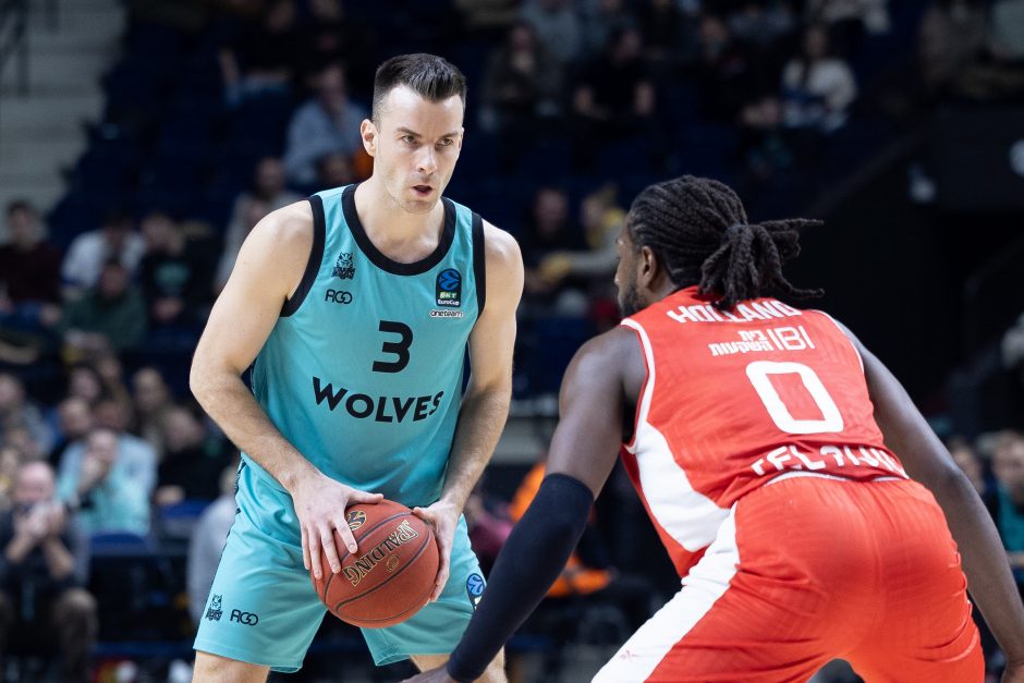 Europos taurė: Vilniaus „Wolves“ – Tel Avivo „Hapoel“ 81:89