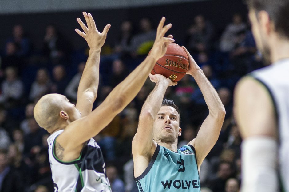 Europos taurė: Vilniaus „Wolves“ – Badalonos „Joventut“ 79:94