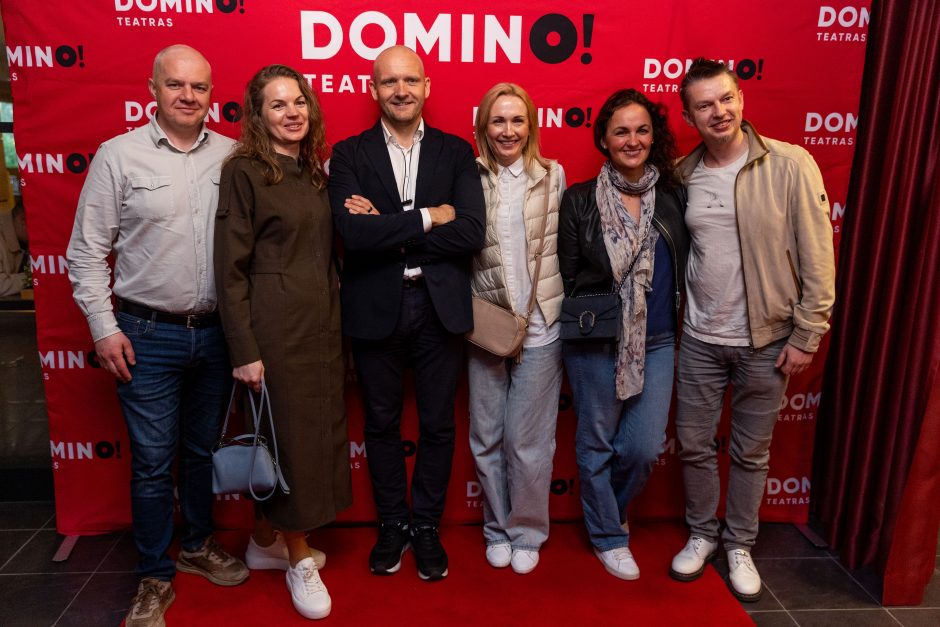 „Domino“ teatro komedijos „Urvinis žmogus“ premjeros svečiai