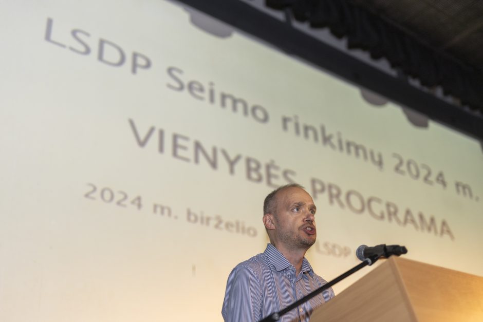 LSDP patvirtino rinkimų Seimo programą: sieks socialinio teisingumo