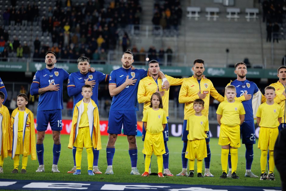 Lietuvos futbolininkai nusileido Rumunijai ir lieka be taškų