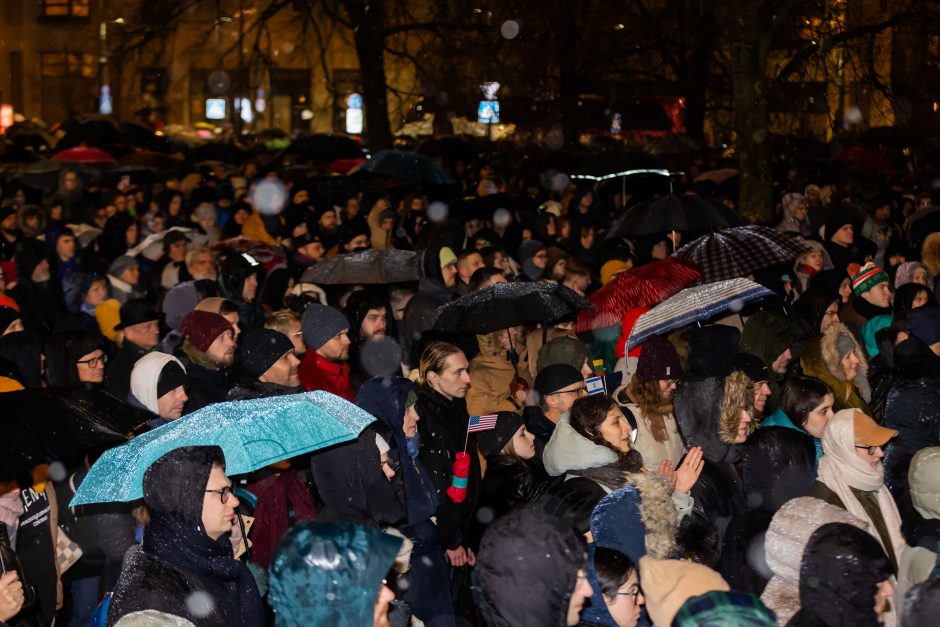 G. Paluckas neatsakė į protestuotojų kvietimą ateiti į mitingą: nepritariu pačiai idėjai