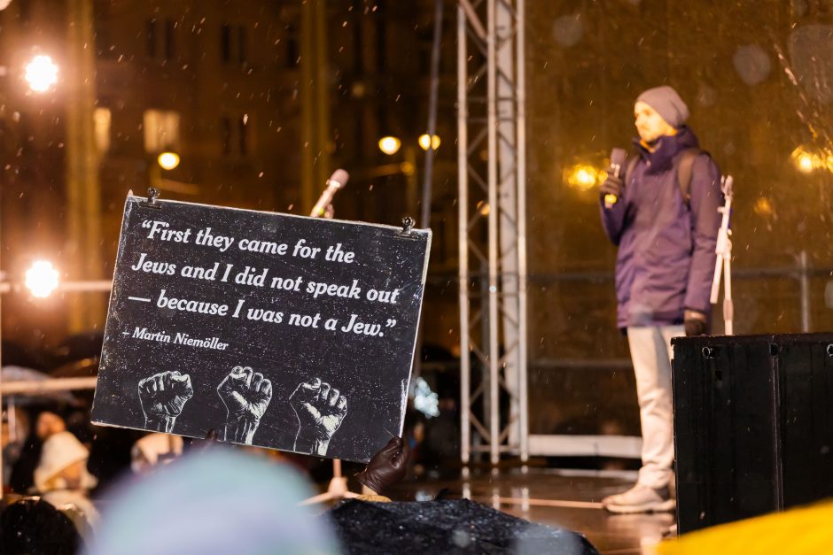 G. Paluckas neatsakė į protestuotojų kvietimą ateiti į mitingą: nepritariu pačiai idėjai