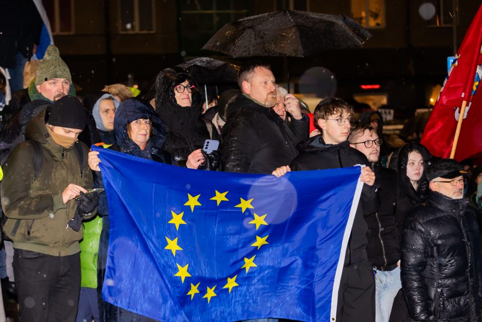 G. Paluckas neatsakė į protestuotojų kvietimą ateiti į mitingą: nepritariu pačiai idėjai