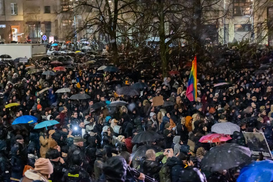 G. Paluckas neatsakė į protestuotojų kvietimą ateiti į mitingą: nepritariu pačiai idėjai