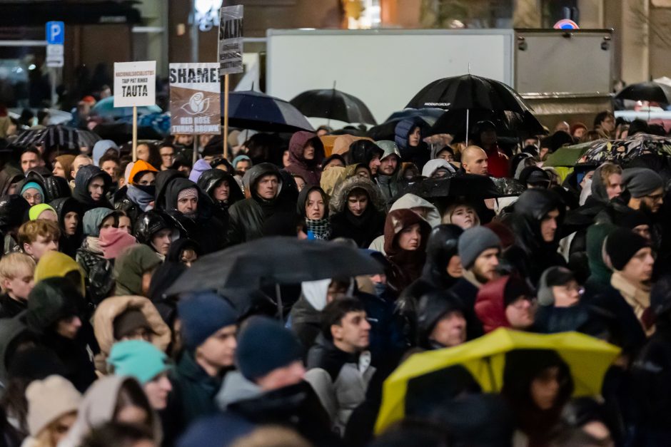 G. Paluckas neatsakė į protestuotojų kvietimą ateiti į mitingą: nepritariu pačiai idėjai