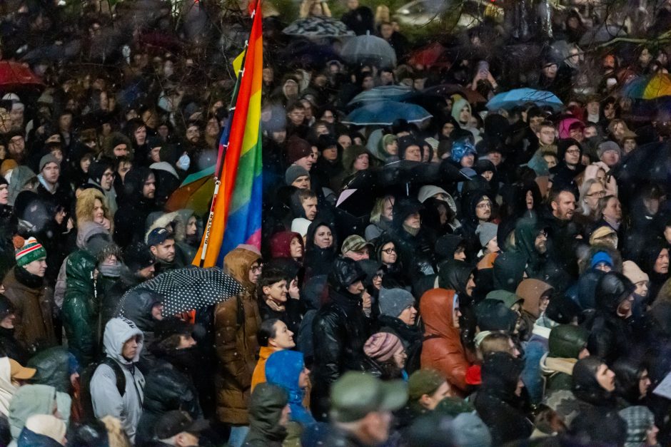 G. Paluckas neatsakė į protestuotojų kvietimą ateiti į mitingą: nepritariu pačiai idėjai