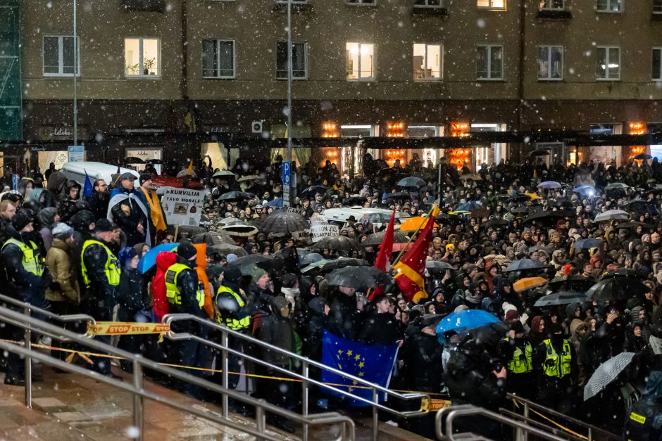 G. Paluckas neatsakė į protestuotojų kvietimą ateiti į mitingą: nepritariu pačiai idėjai