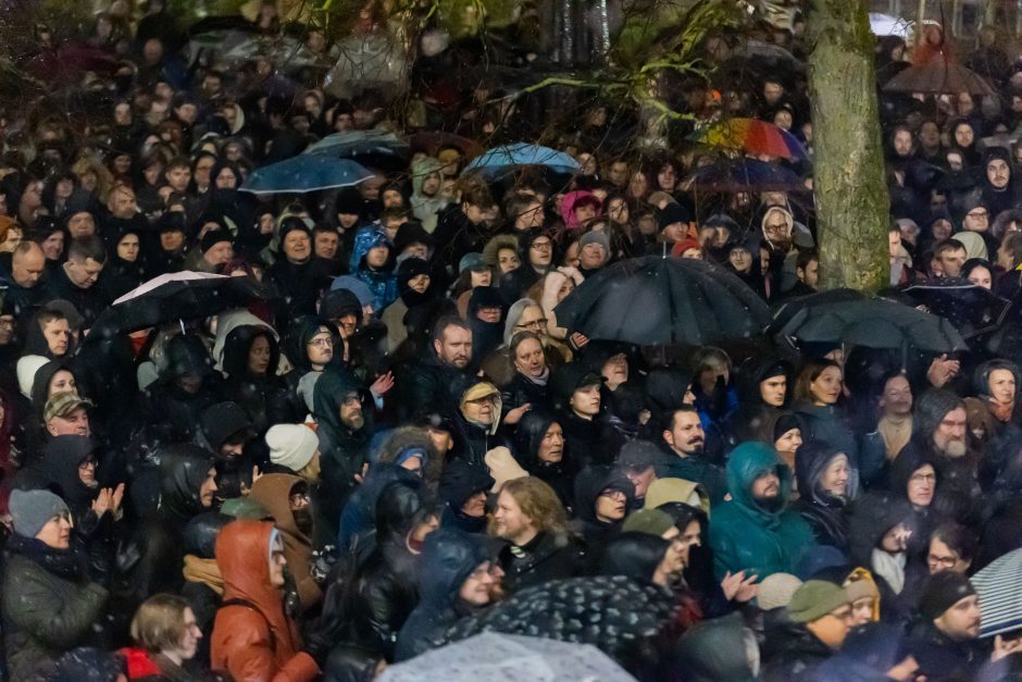 G. Paluckas neatsakė į protestuotojų kvietimą ateiti į mitingą: nepritariu pačiai idėjai