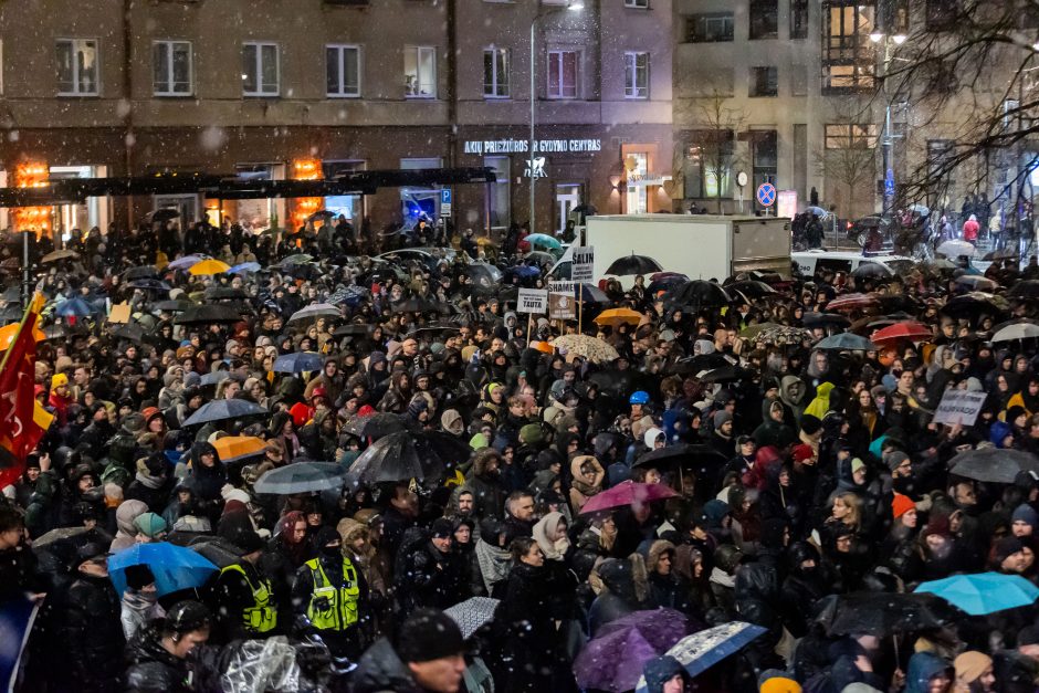 G. Paluckas neatsakė į protestuotojų kvietimą ateiti į mitingą: nepritariu pačiai idėjai