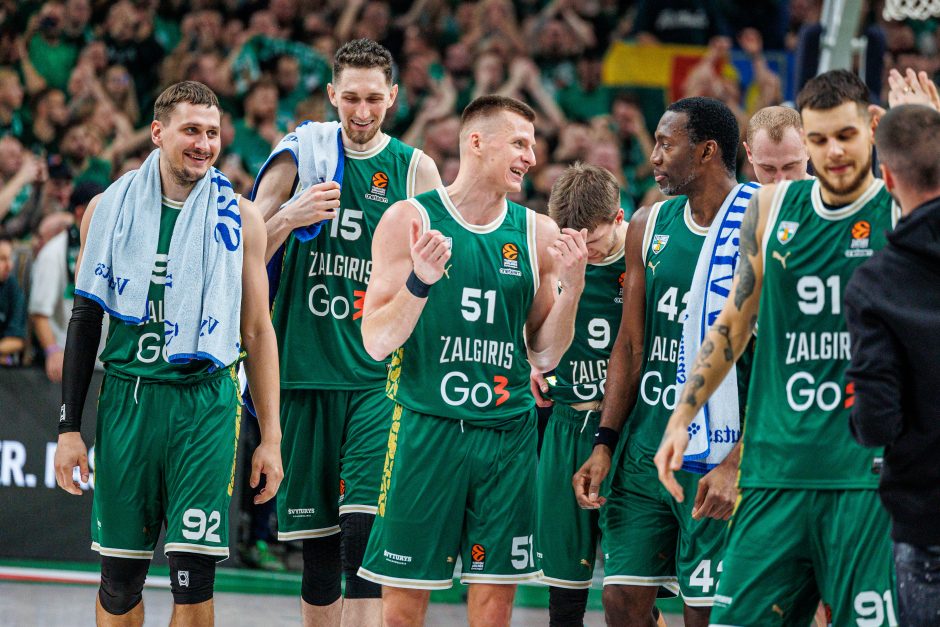 Šventė Kaune: „Žalgiris“ įveikė Eurolygos čempionus