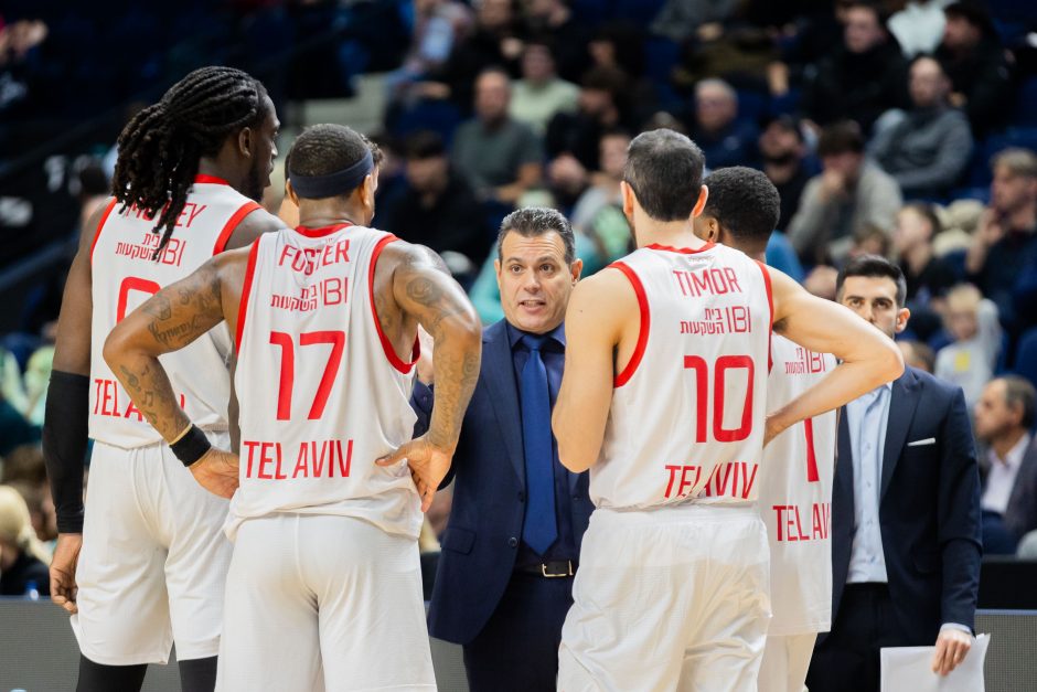 Europos taurė: Vilniaus „Wolves-Twinsbet“ – Tel Avivo „Hapoel“ 104:100