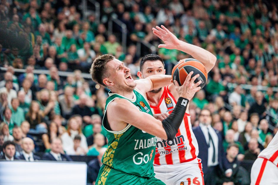 Ilgą laiką pirmavęs „Žalgiris“ nusileido „Olympiacos“ ekipai