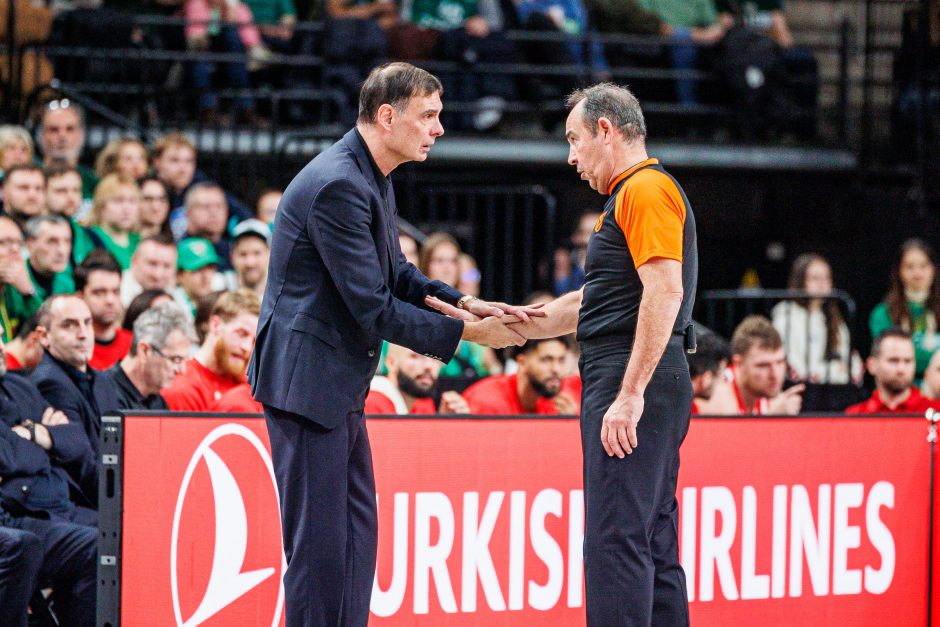 Ilgą laiką pirmavęs „Žalgiris“ nusileido „Olympiacos“ ekipai