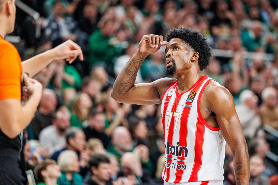 Ilgą laiką pirmavęs „Žalgiris“ nusileido „Olympiacos“ ekipai