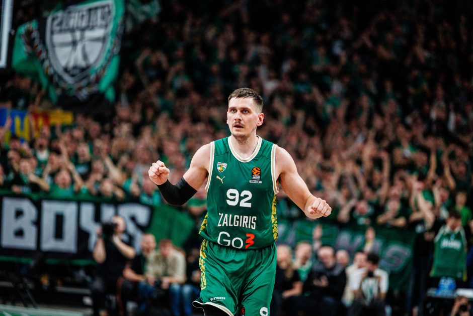 Ilgą laiką pirmavęs „Žalgiris“ nusileido „Olympiacos“ ekipai