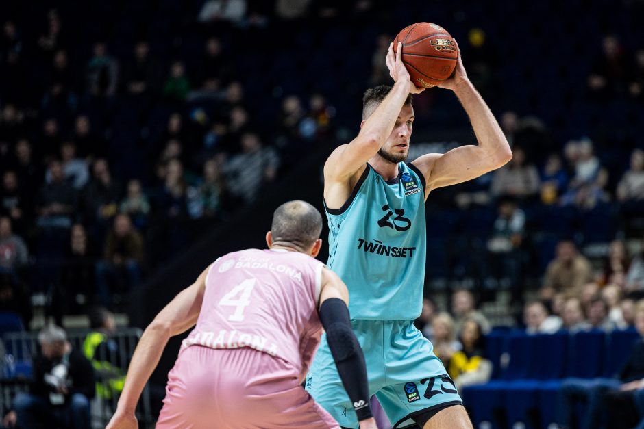 Europos taurė: Vilniaus „Wolves-Twinsbet“ – Badalonos „Joventut“ 91:80