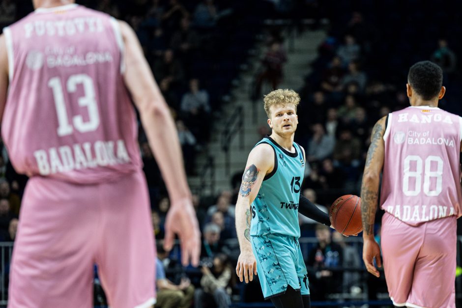 Europos taurė: Vilniaus „Wolves-Twinsbet“ – Badalonos „Joventut“ 91:80