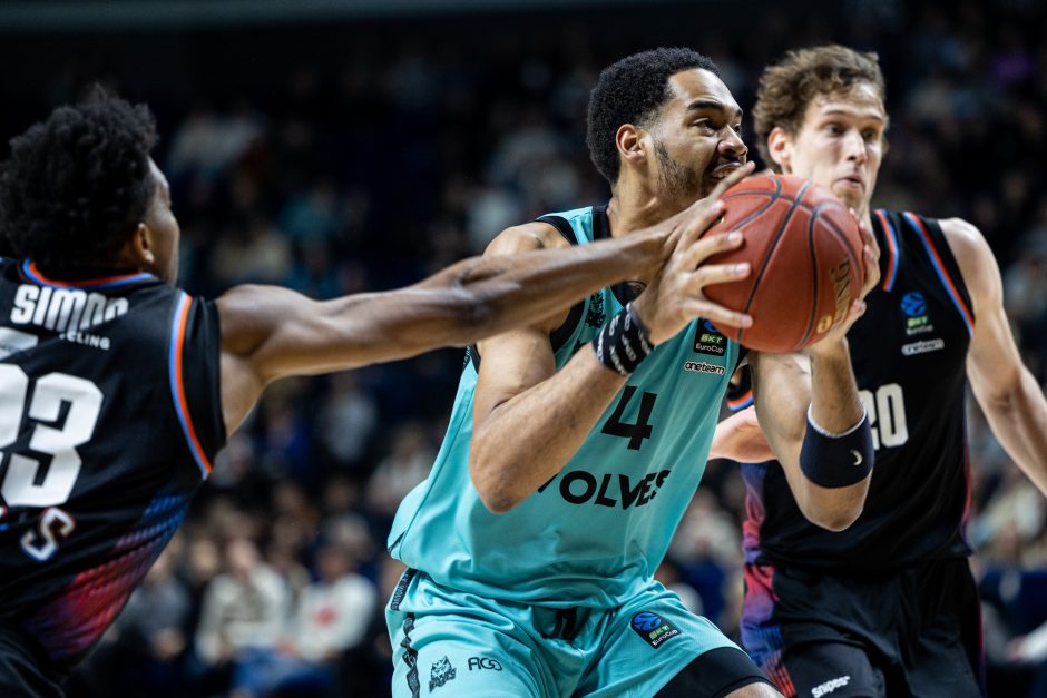 Europos taurė: Vilniaus „Wolves“ – Paryžiaus „Paris Basketball“ 79:110