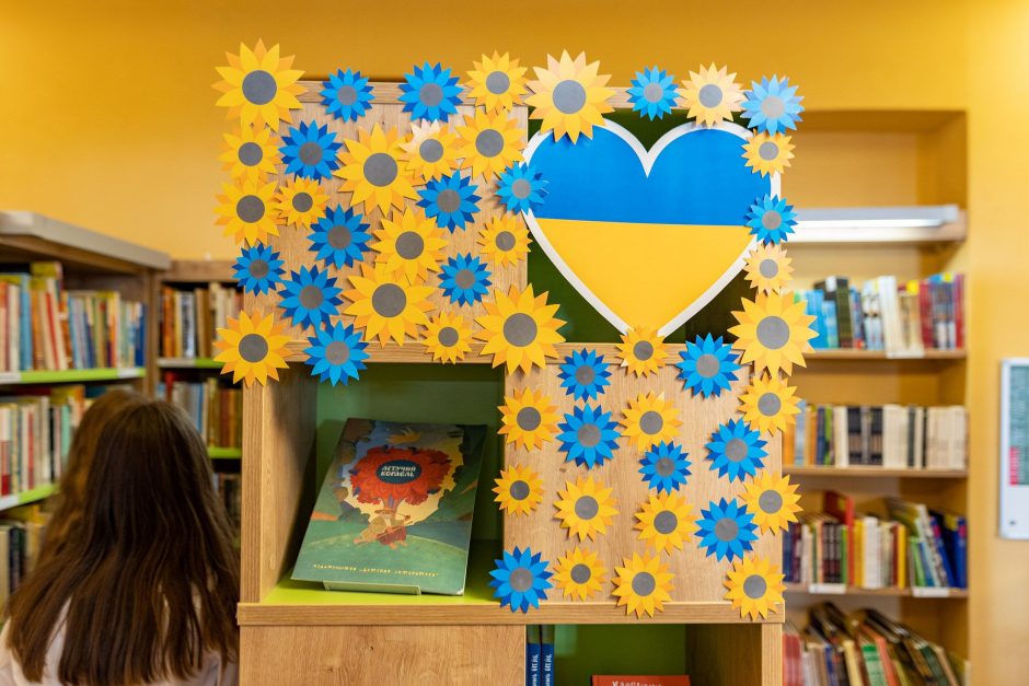 A. Mickevičiaus biblioteka Ukrainos vaikus kviečia į knygų ir poilsio erdvę
