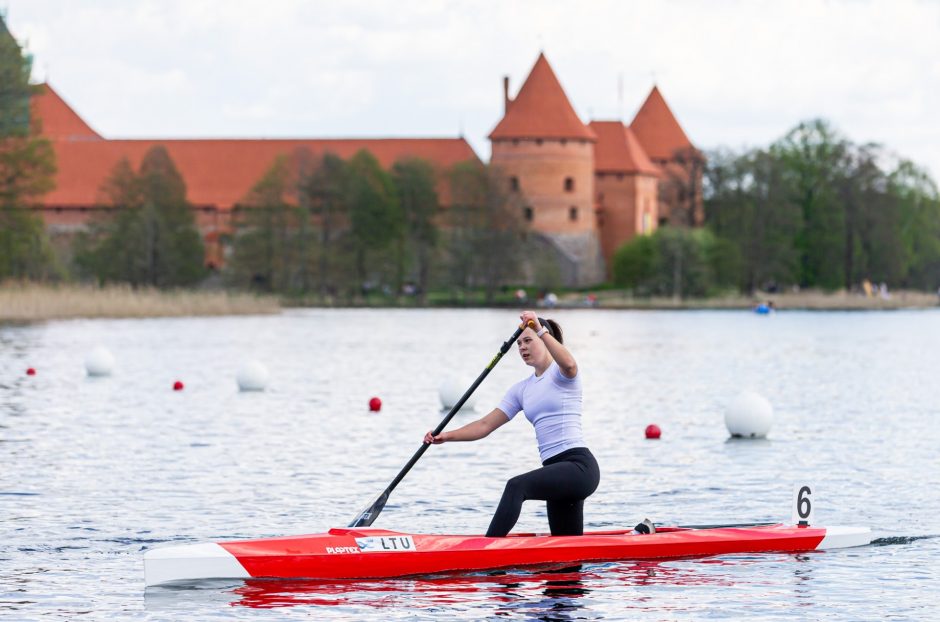 Lietuvos baidarių ir kanojų irklavimo taurės varžybose – favoritų pergalės