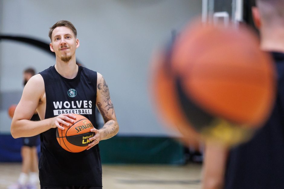 „Wolves Twinsbet“ komanda susirinko į pirmąją treniruotę