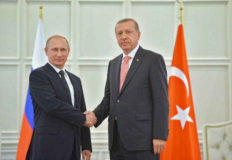 V. Putinas Kazachstane susitiks su R. T. Erdoganu ir Xi Jinpingu