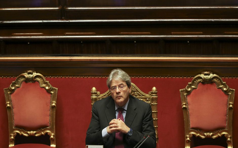 Italija: P. Gentiloni baigia ilgą kelią į valdžią