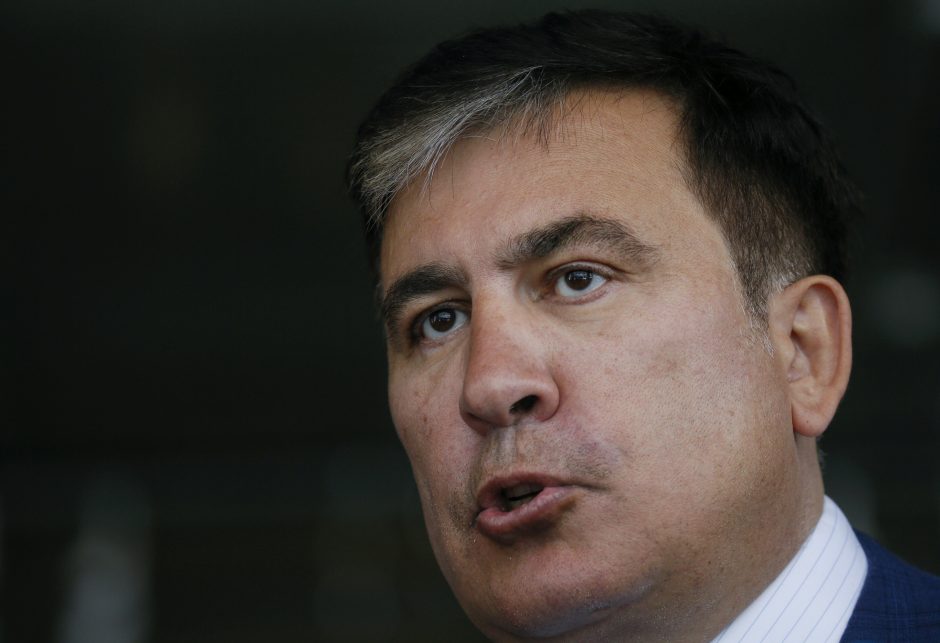 M. Saakašvilis apkaltintas neteisėtu Sakartvelo sienos kirtimu 