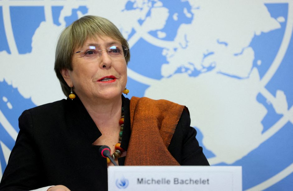 JT žmogaus teisių komisarė M. Bachelet pradeda vizitą Kinijoje