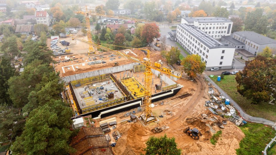 Plaukimo entuziastų laukia dar viena nauja erdvė: Panemunėje statomas baseinas