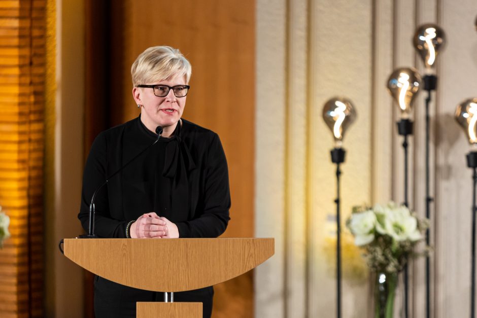 Vyriausybės kultūros ir meno premijų laureatų apdovanojimų ceremonija