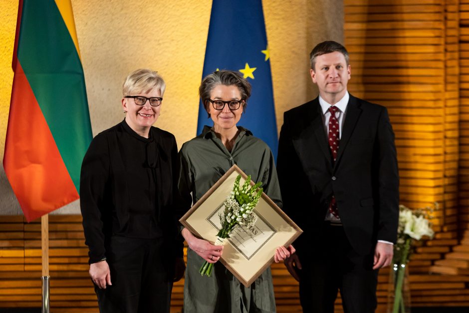 Vyriausybės kultūros ir meno premijų laureatų apdovanojimų ceremonija