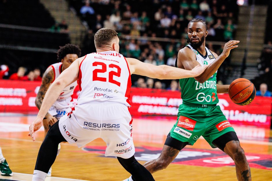 LKL: Kauno „Žalgiris“ – Mažeikių „M Basket–Delamode“ 95:68