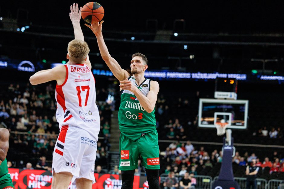 LKL: Kauno „Žalgiris“ – Mažeikių „M Basket–Delamode“ 95:68