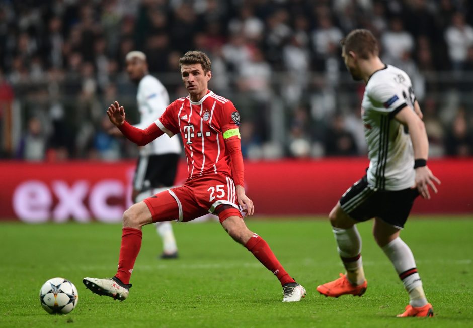 „Bayern“ futbolininkai užtikrintai pateko į Čempionų lygos ketvirtfinalį